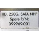 HP HD 250G SATA NLP Spare P/N 399699-001 (Краснодар)