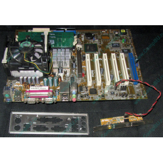 Материнская плата Asus P4PE (FireWire) с процессором Intel Pentium-4 2.4GHz s.478 и памятью 768Mb DDR1 Б/У (Краснодар)